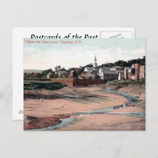 Alte Postkarte - Canning Nova Scotia, Kanada (Vorne/Hinten)