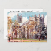 Alte Postkarte - Canterbury Kathedrale (Vorne/Hinten)