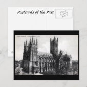 Alte Postkarte - Canterbury Kathedrale (Vorne/Hinten)