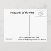 Alte Postkarte - Capri, Italien (Rückseite)