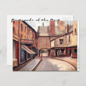 Alte Postkarte - Carlisle, Cumbria (Vorne/Hinten)