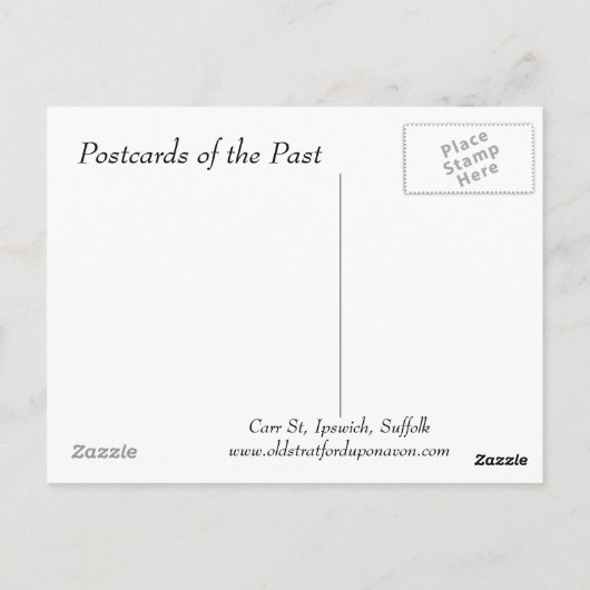 Alte Postkarte - Carr St, Ipswich, Suffolk (Rückseite)