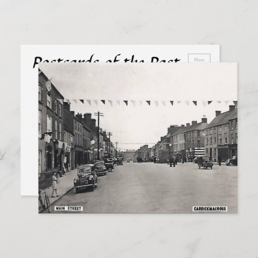 Alte Postkarte - Carrickmacross, Grafschaft Monagh (Vorne/Hinten)