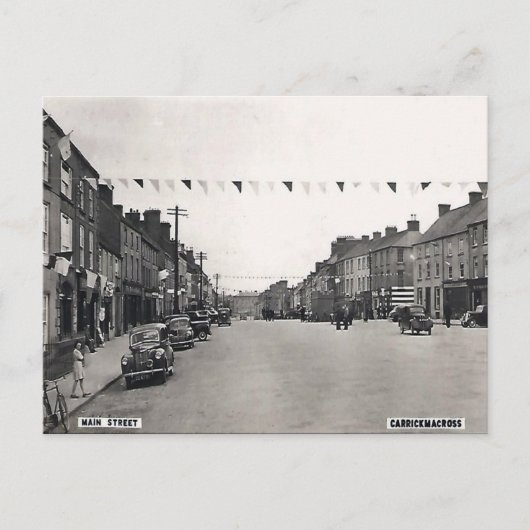 Alte Postkarte - Carrickmacross, Grafschaft Monagh (Vorderseite)