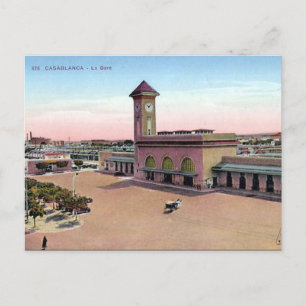 Alte Postkarte - Casablanca, Marokko