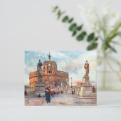 Alte Postkarte - Castel Sant'Angelo, Rom (Stehend Vorderseite)