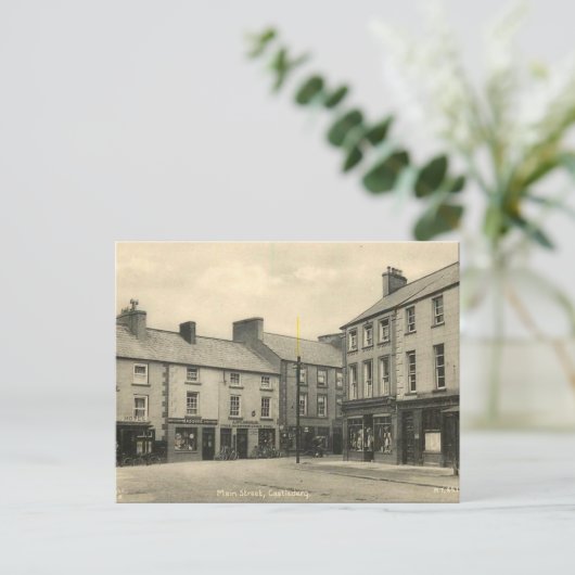 Alte Postkarte - Castlederg, Grafschaft Tyrone (Stehend Vorderseite)