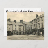 Alte Postkarte - Castlederg, Grafschaft Tyrone (Vorne/Hinten)