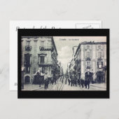 Alte Postkarte - Catania, Sizilien (Vorne/Hinten)