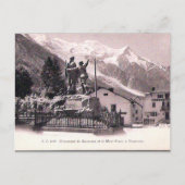 Alte Postkarte - Chamonix und Mont Blanc (Vorderseite)