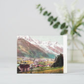 Alte Postkarte - Chamonix und Mont Blanc (Stehend Vorderseite)