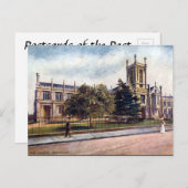 Alte Postkarte - Cheltenham, Gloucestershire (Vorne/Hinten)