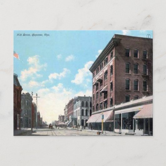 Alte Postkarte - Cheyenne, Wyoming (Vorderseite)