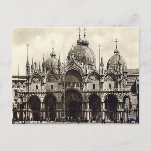 Alte Postkarte - Chiesa San Marco, Venezia (Vorderseite)