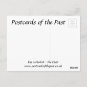 Alte Postkarte - Chor, Ely Cathedral (Rückseite)