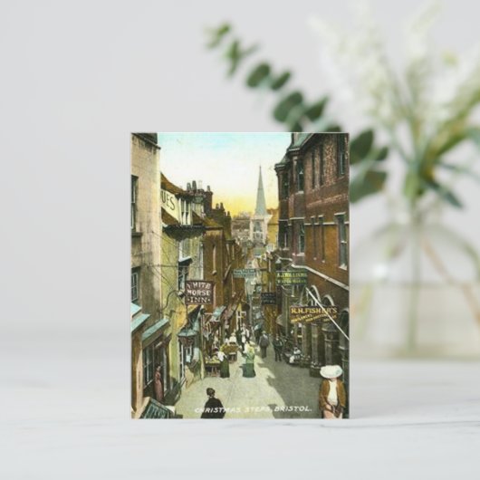 Alte Postkarte - Christliche Schritte, Bristol (Stehend Vorderseite)