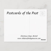 Alte Postkarte - Christliche Schritte, Bristol (Rückseite)