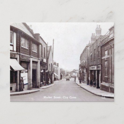 Alte Postkarte - Clay Cross, Derbyshire (Vorderseite)