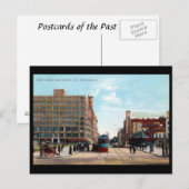 Alte Postkarte - Cleveland, Ohio (Vorne/Hinten)