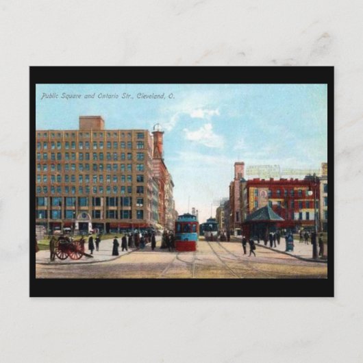 Alte Postkarte - Cleveland, Ohio (Vorderseite)