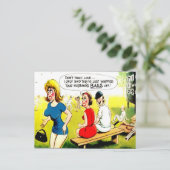 Alte Postkarte - Comic Cricket Postkarte (Stehend Vorderseite)