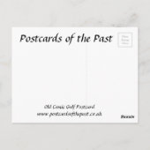 Alte Postkarte - Comic - Golf (Rückseite)