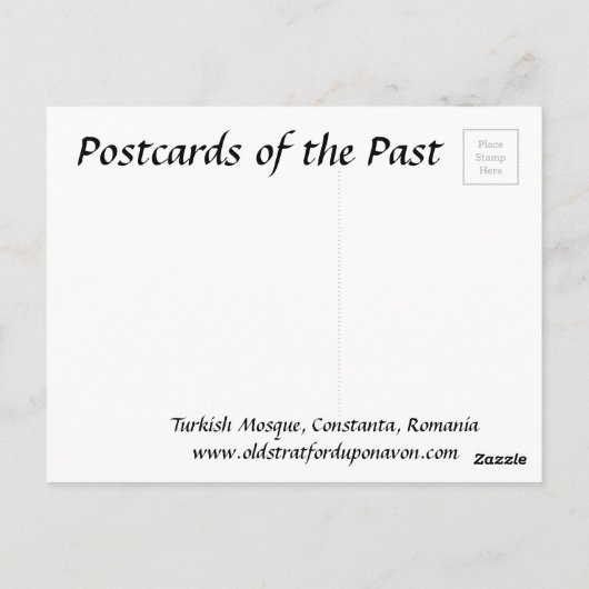 Alte Postkarte - Constanta, Rumänien (Rückseite)