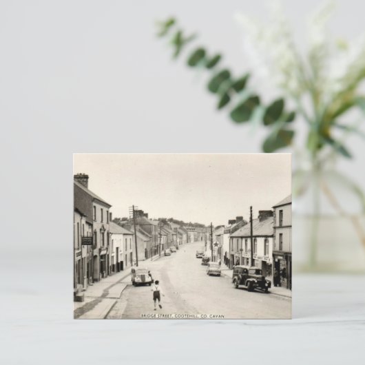 Alte Postkarte - Cootehill, Grafschaft Cavan (Stehend Vorderseite)