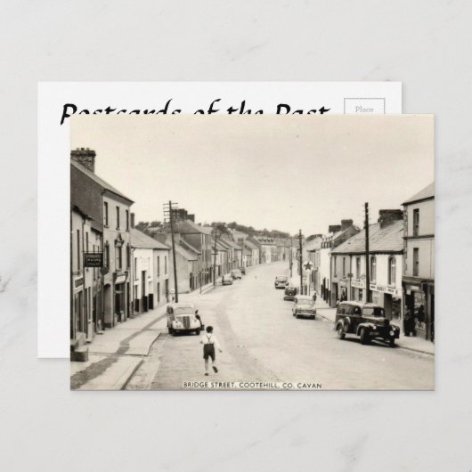 Alte Postkarte - Cootehill, Grafschaft Cavan (Vorne/Hinten)