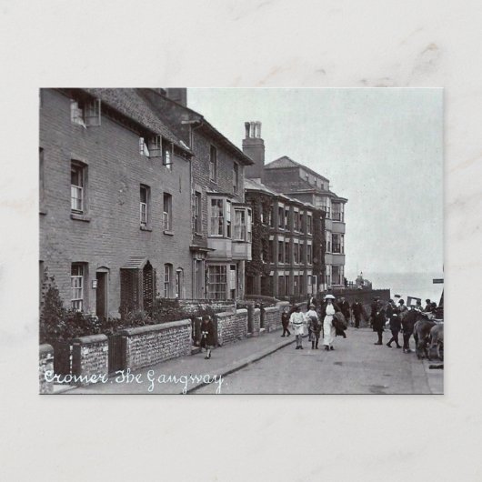 Alte Postkarte - Cromer, Norfolk (Vorderseite)