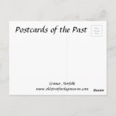 Alte Postkarte - Cromer, Norfolk (Rückseite)