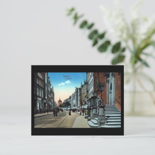 Alte Postkarte, Danzig/Danzig/Langgasse Postkarte (Stehend Vorderseite)