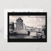 Alte Postkarte, Danzig/Danzig, Polen Postkarte (Vorne/Hinten)