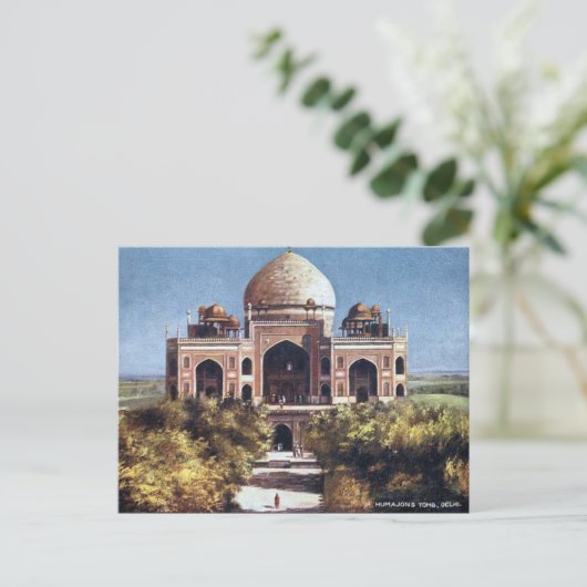 Alte Postkarte - Delhi, Indien (Stehend Vorderseite)