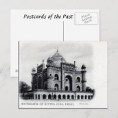 Alte Postkarte - Delhi, Indien (Vorne/Hinten)