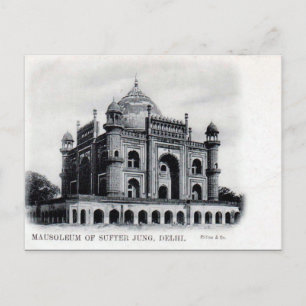 Alte Postkarte - Delhi, Indien