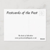 Alte Postkarte - Der Felsen von Gibraltar (Rückseite)