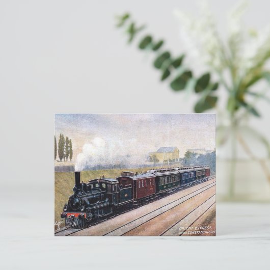 Alte Postkarte - Der Orient-Express (Stehend Vorderseite)