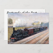 Alte Postkarte - Der Orient-Express (Vorne/Hinten)