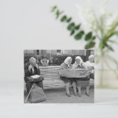 Alte Postkarte der UdSSR (Stehend Vorderseite)