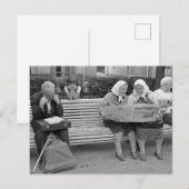 Alte Postkarte der UdSSR (Vorne/Hinten)