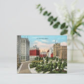 Alte Postkarte - Detroit, Michigan (Stehend Vorderseite)