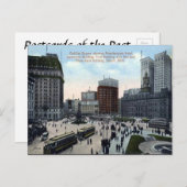 Alte Postkarte - Detroit, Michigan (Vorne/Hinten)