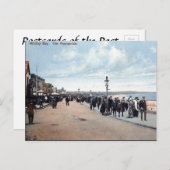 Alte Postkarte - Die Promenade, die Whitley Bay (Vorne/Hinten)