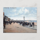 Alte Postkarte - Die Promenade, die Whitley Bay (Vorderseite)