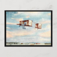 Alte Postkarte - Die Voisin-Biplane