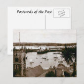 Alte Postkarte - Docks, Falmouth, Cornwall (Vorne/Hinten)