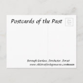 Alte Postkarte - Dorchester, Dorset (Rückseite)