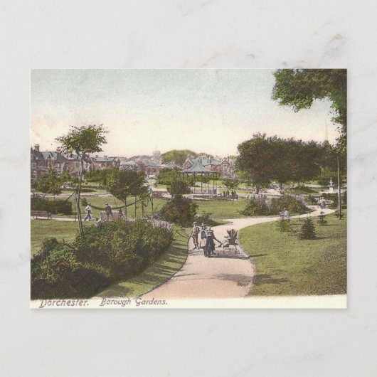 Alte Postkarte - Dorchester, Dorset (Vorderseite)