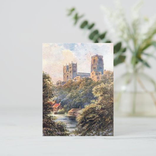 Alte Postkarte - Durham Kathedrale (Stehend Vorderseite)
